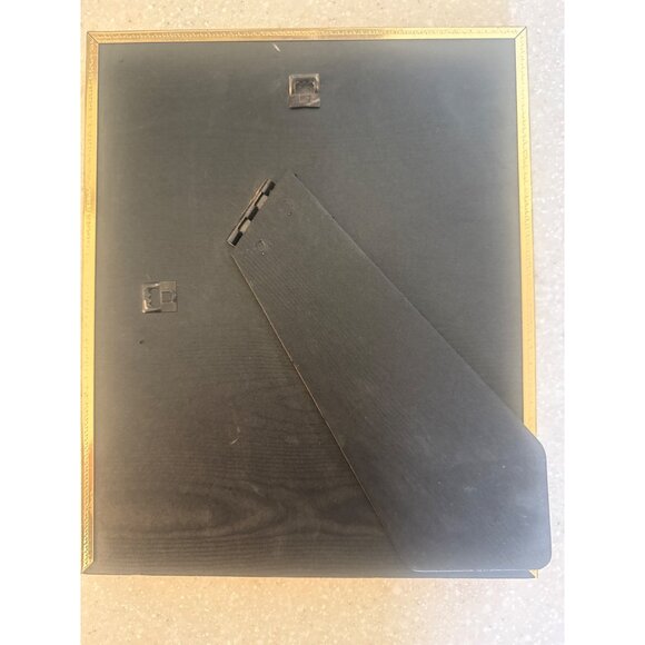 VTG Framed Cherished Parents Poem With Pressed Flowers & Gold Border - Picture 3 of 3